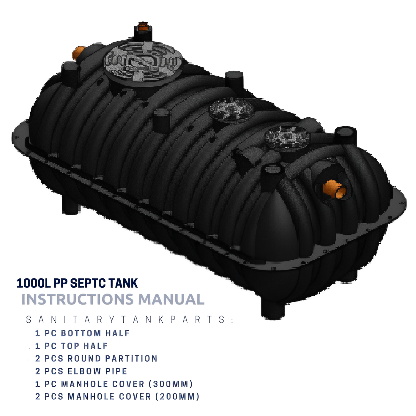 PP PLASTIC SEPTIC TANK