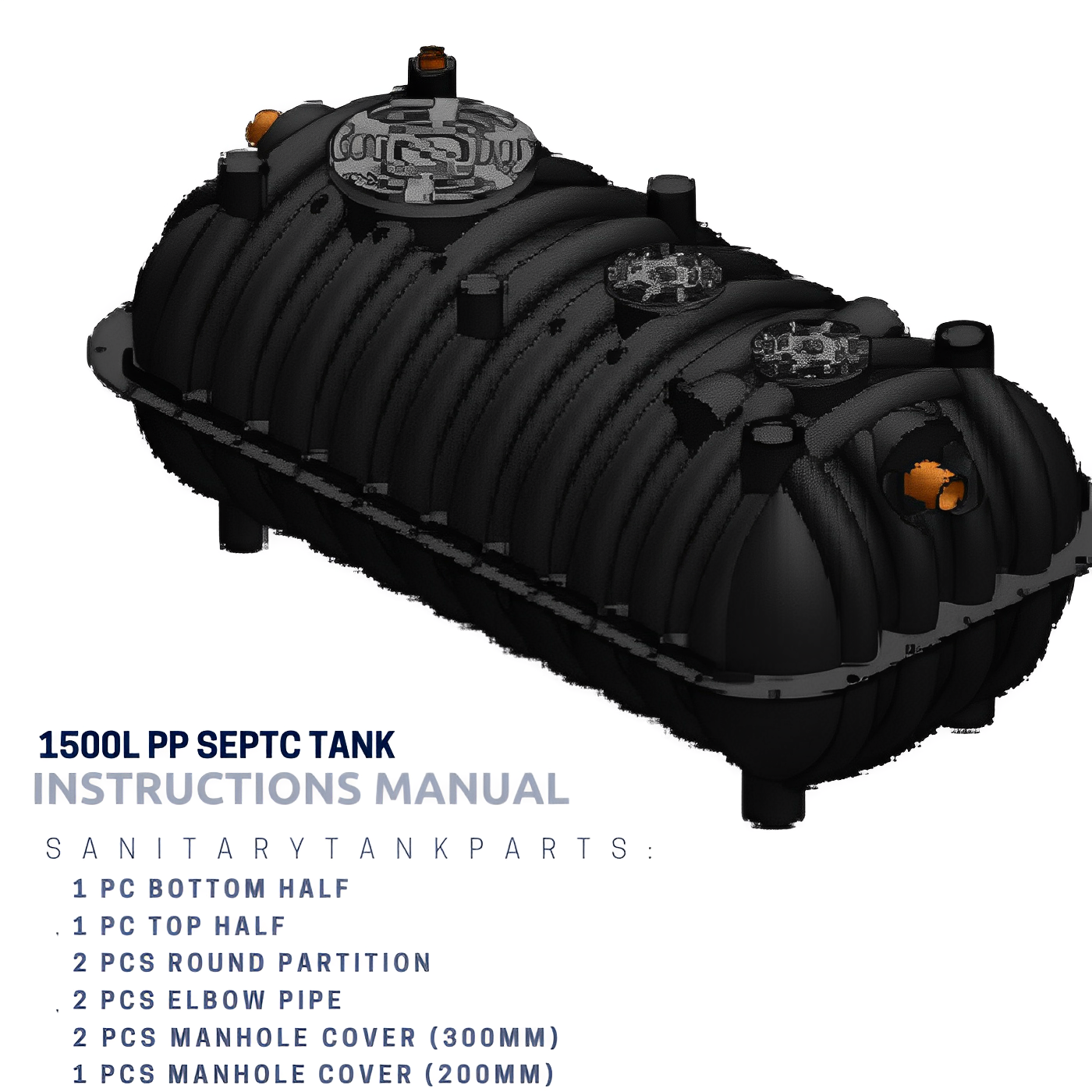 PP PLASTIC SEPTIC TANK