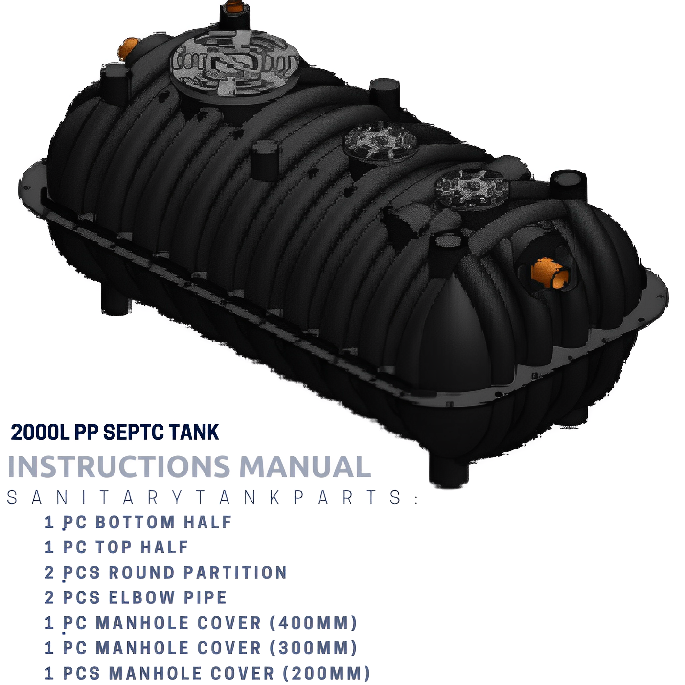 PP PLASTIC SEPTIC TANK