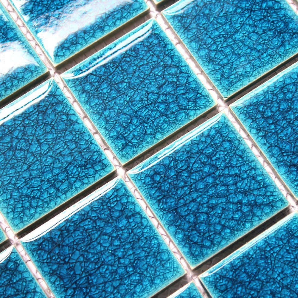 CRACKLING POOL MOSAIC TILES